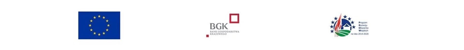logo unii europejskiej, banku gospodarstwa krajowego i prow na lata 2014-2020