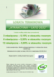 LOKATA TERMINOWA "ATRAKCYJNA - LATO 2022"